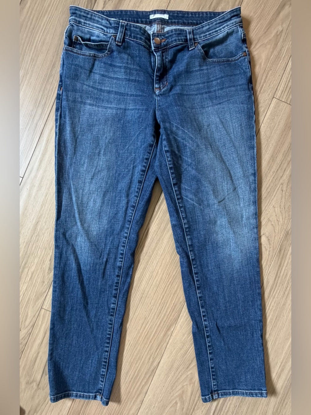 Eileen Fisher Women's Straight Legs Jeans Size 10 Organic Stretch